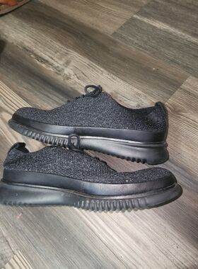 Men's Cole Haan Oxford Cloth Shoes 2.ZeroGrand Stitchlite Black Sz 7M Bus Casual